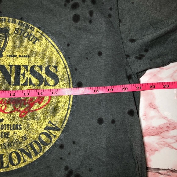 Guinness Shirt Dark Gray Short Sleeve Graphic Tee size L - Picture 9 of 10